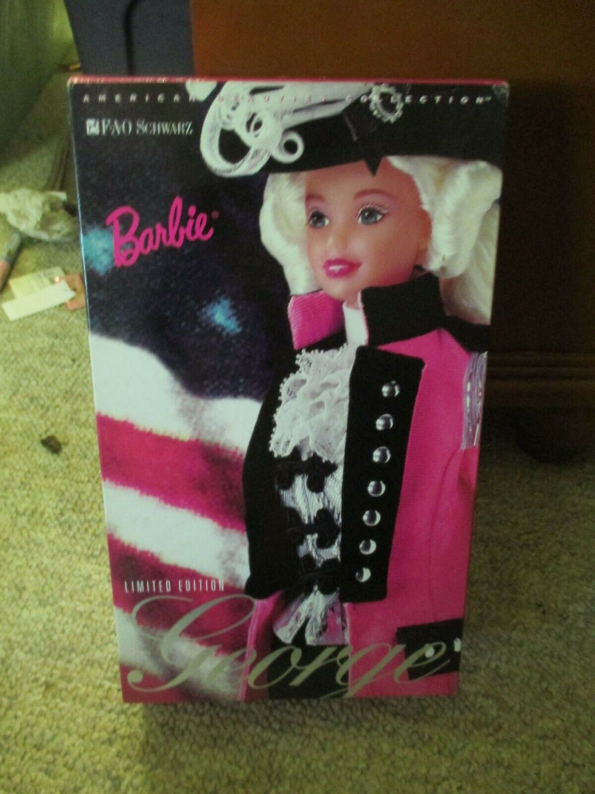 George Washington Barbie Fao Schwarz Limited Edition Nrfb