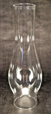 New 2 5/8" X 10" Clear Glass Oil Lamp Chimney For Rayo & C.d. Burner Ch942