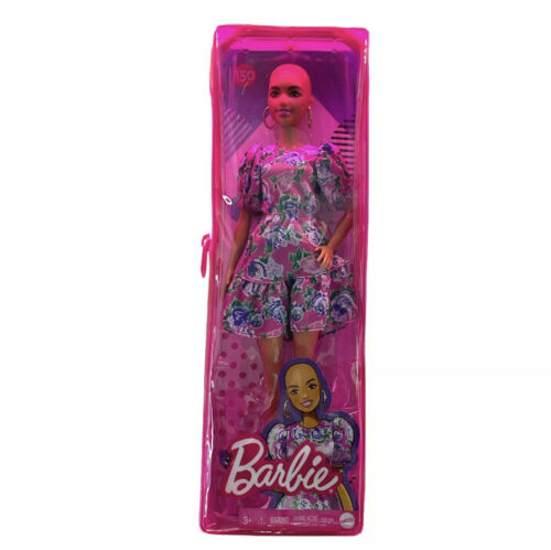 Barbie Collector Fashionista #150 Bald Barbie Doll Zippered Case New Free Ship