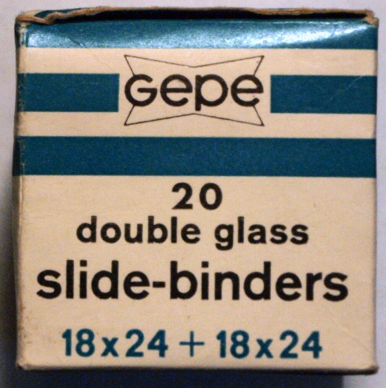 1 Box 20x Vintage Gepe Double 18 X 24 Half Frame Slide Binders