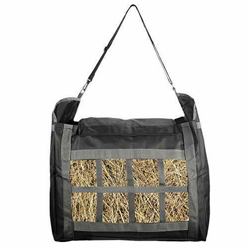 Hay Storage Bag Tote Bag With Adjustable Strap Slow Feed Feeder Bag For