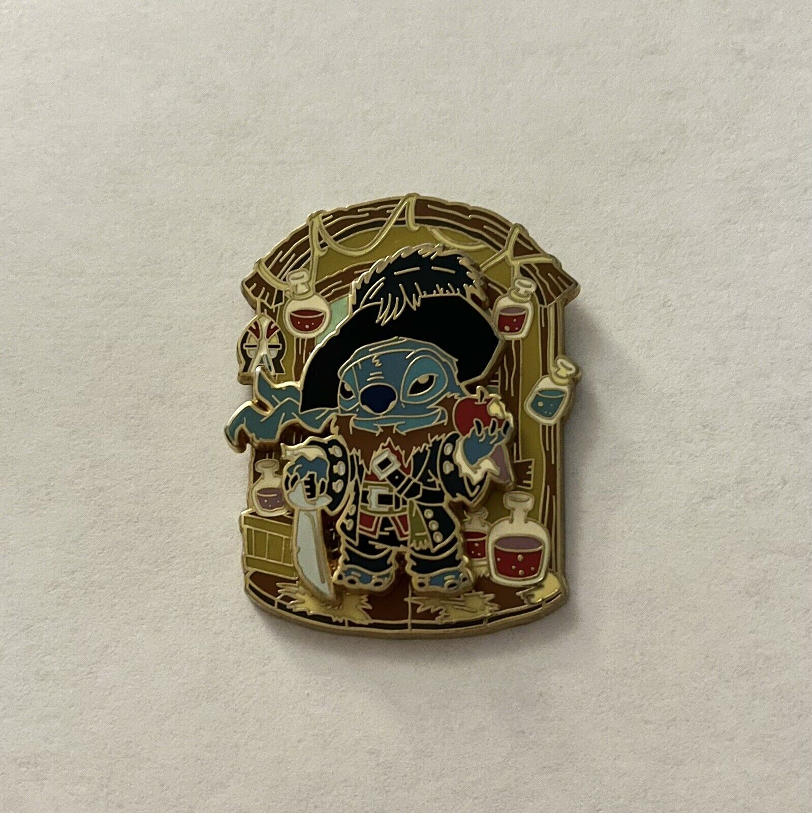 Disney Parks Pirates Of The Caribbean Stitch As Barbossa Pin 2007