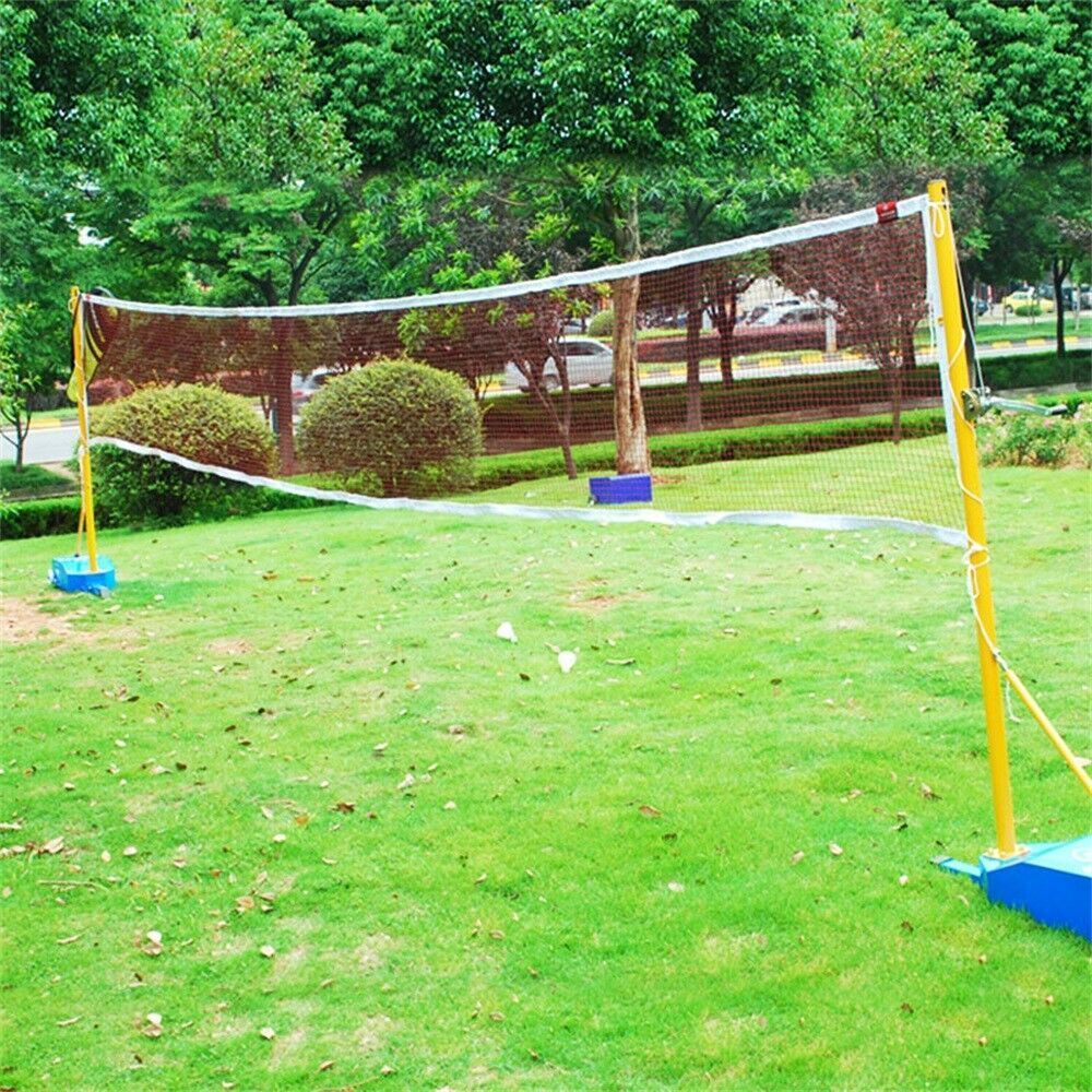 Red Badminton Tennis Volleyball Net For Beach Garden Indoor Outdoor Games Sport