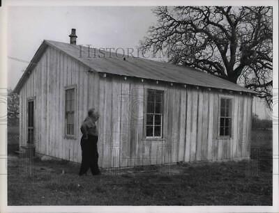 1964 Press Photo Retired Farmer Harvey Jordan Neighbor To The Lyndon B. Johnsons