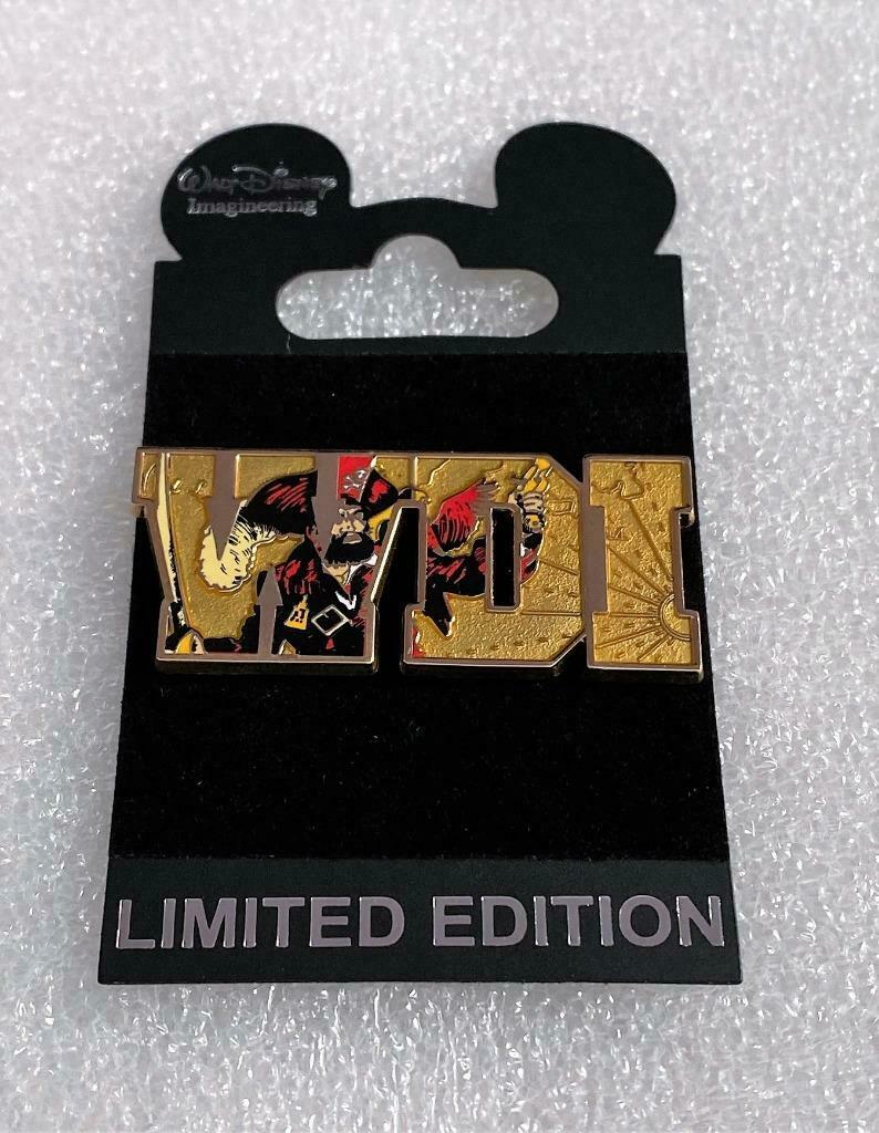 Disney Wdi Pirates Of The Caribbean Attraction Letters Le 300 Cast Exclusive Pin