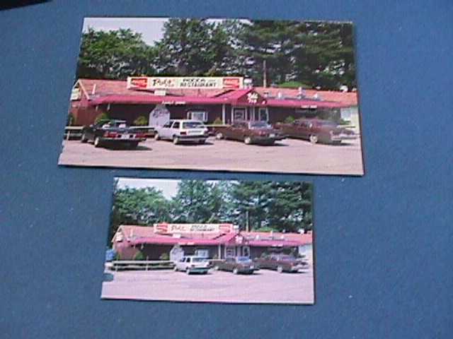 Pal's Pub, Italian Family Restaurant, Seabrook, N.h. Postcard & Business Card