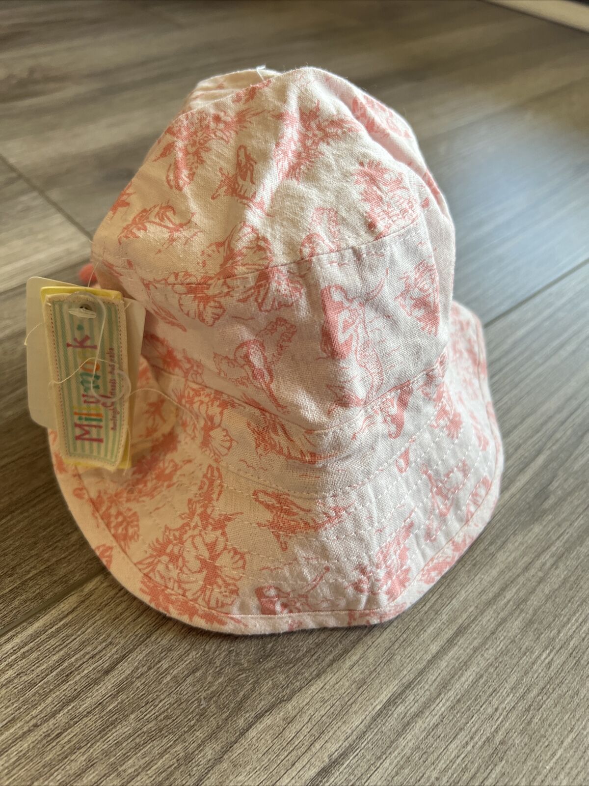 Millymook Girls Bucket Hat Summer Sun Pink 2-5 Years Old New With Tags