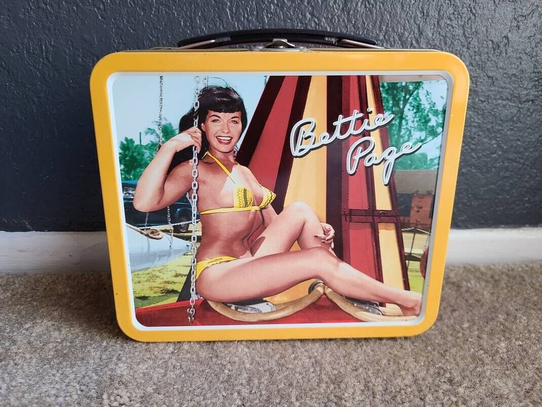 Bettie Page Tin Lunch Box