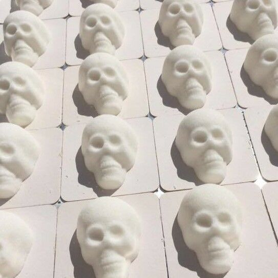 Sugar Skull Box Of 1 Dozen Dia De Los Muertos Day Of The Dead Day Mold Flat Back
