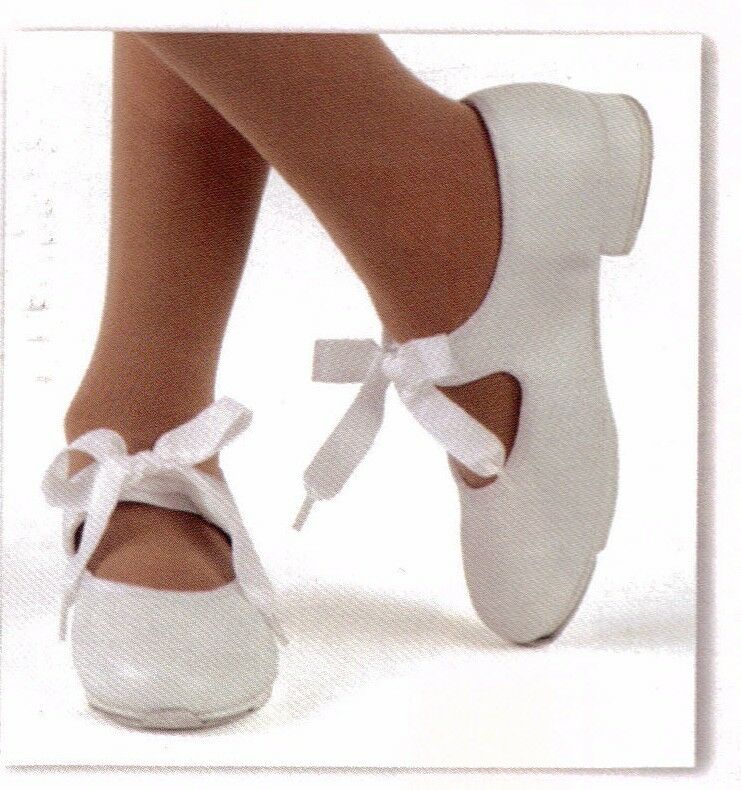 White Tap Shoes Ladies Szs #3505 Dance  Run Small Read Description Ovr 100nstock