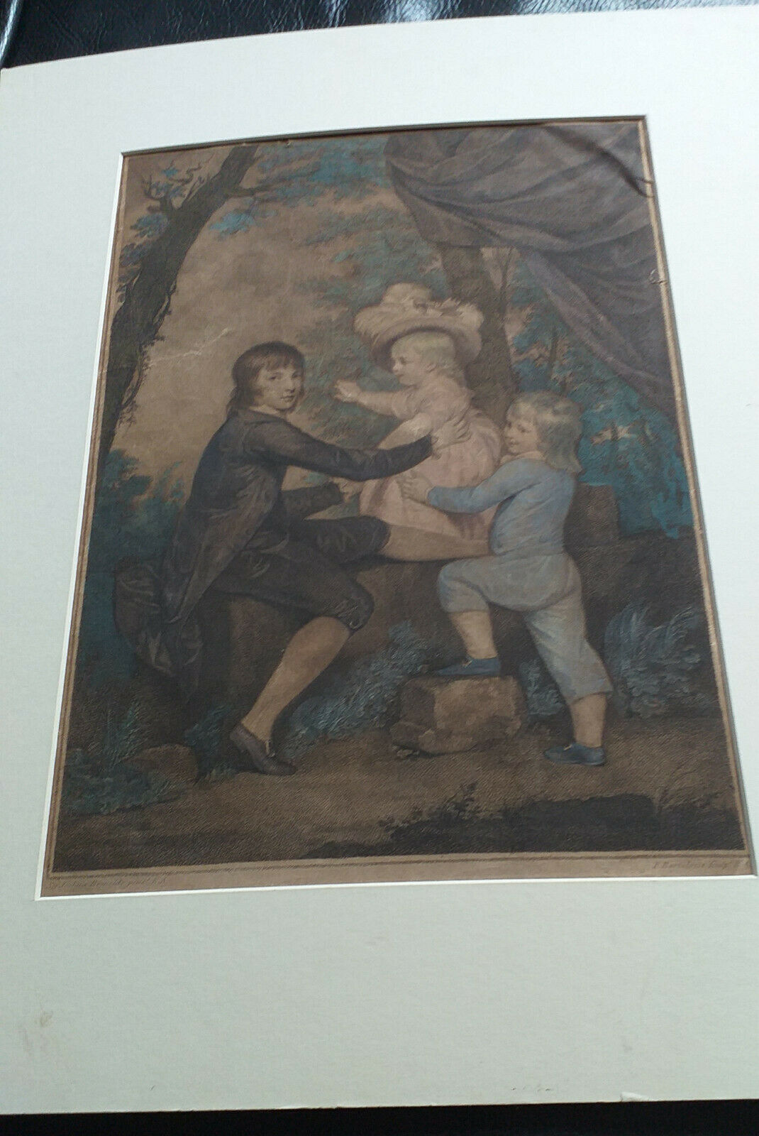 Francesco Bartolozzi After Joshua Reynolds, The Affectionate Brothers, 1798.