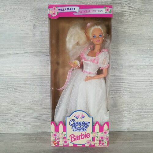 Country Bride Barbie Wal-mart Special Edition 1994 Blonde Opened