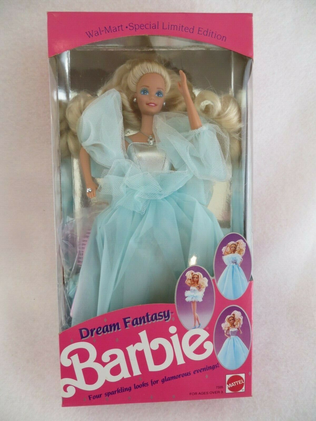 Barbie Dream Fantasy Doll Wal-mart Special Limited Edition 1990 #7335 Nrfb Nice!