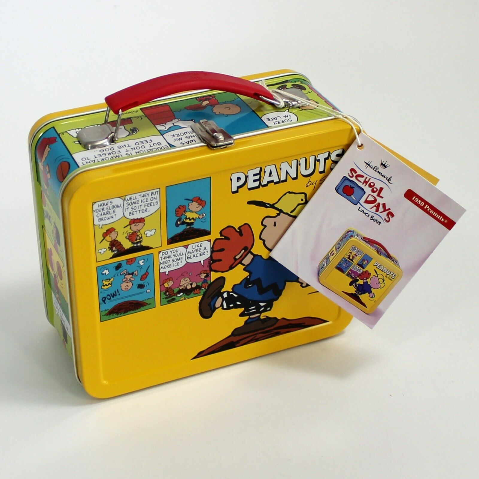 Peanuts (1980) By Schulz, Hallmark School Days Repro Mini Lunch Box #2e/2468