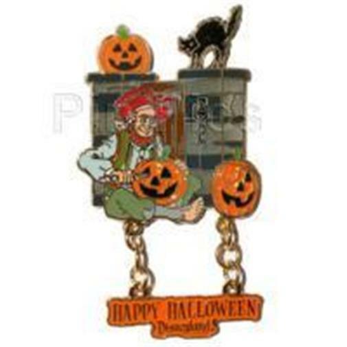 Dlr- Happy Halloween 2007- Pirates Of The Caribbean  Dangle Disney Pin 56498