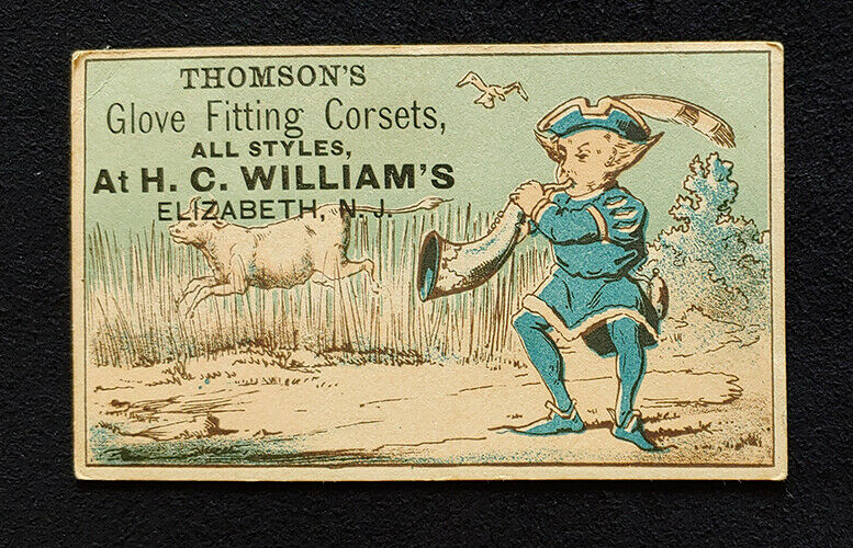 Thomson's Glove Fitting Corsets  Victorian Trade Card