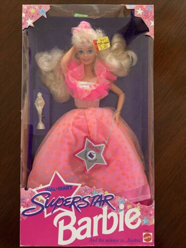 Nrfb Vintage 1993 Walmart Special Edition Superstar Blonde Barbie 10592 New Nib