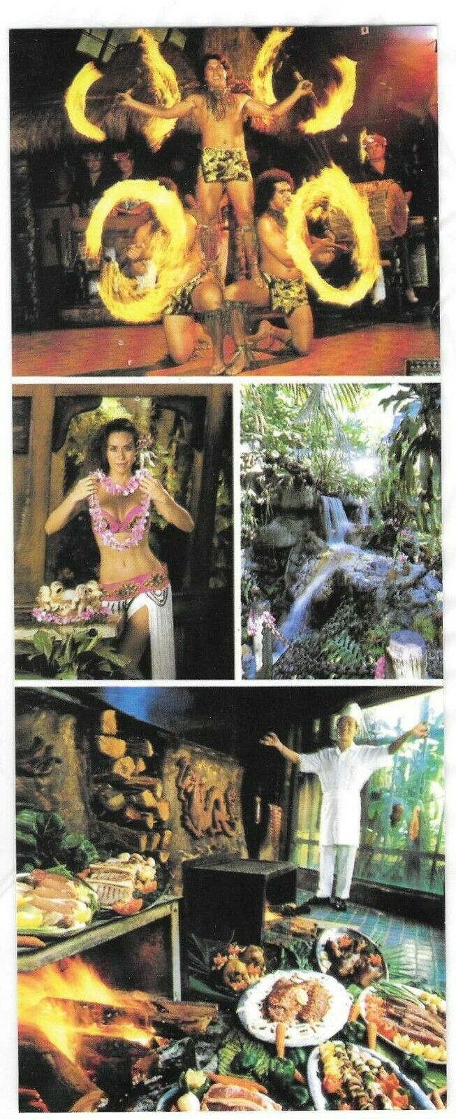 1990s Mai Kai Tiki Bar Postcard Fort Lauderdale Florida Vintage Fl Brochure Leng