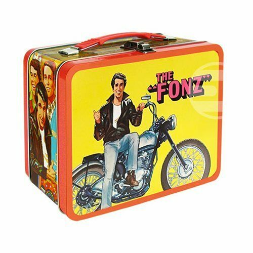1 Case (6pcs) Happy Days The Fonz Tin Tote - Entertainment Earth Exclusive