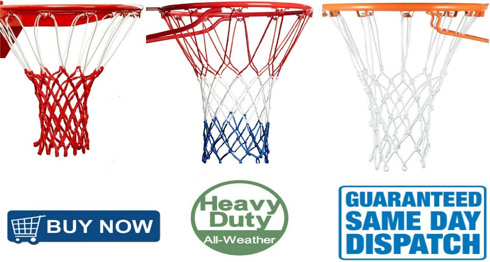 Ultra Heavy Duty Basketball Net - Fits Indoor Or Outdoor Rims