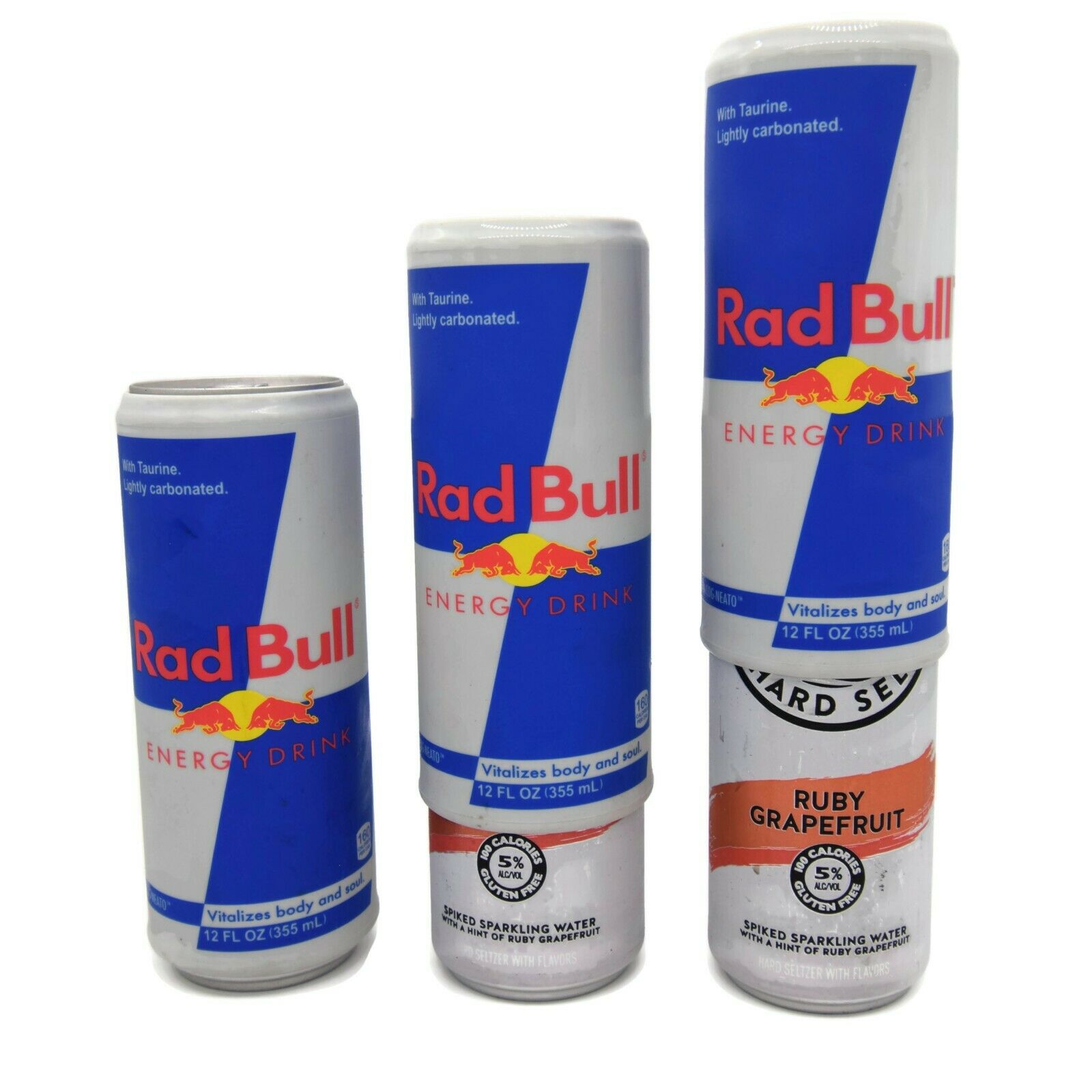 Silicone Beer Can Covers Hide A Beer (3 Pack) Rad Bull Hard Seltzer Cover Sleeve