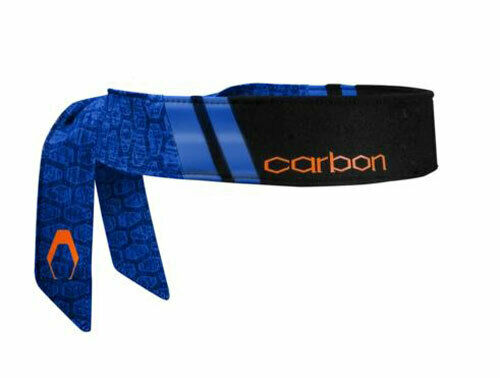 Crbn Carbon Paintball Sc Headband Padded Protective Head Gear Blue New!
