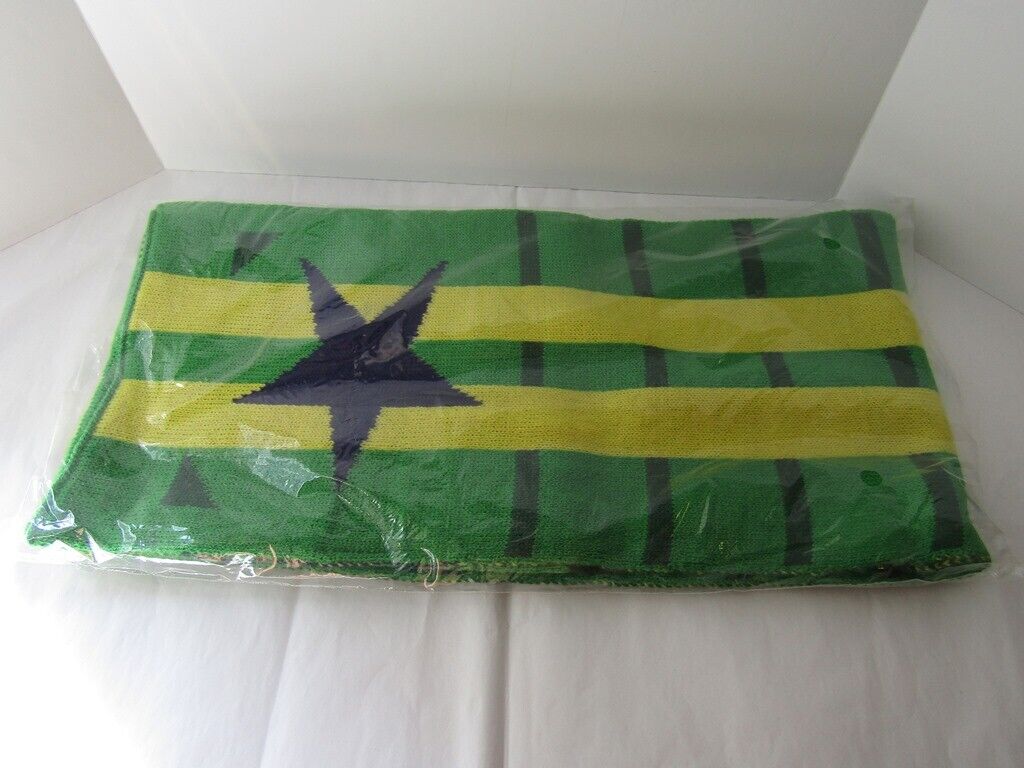Loot Crate Firefly Independents Flag Scarf Serenity Green, Yellow Dark Blue Star