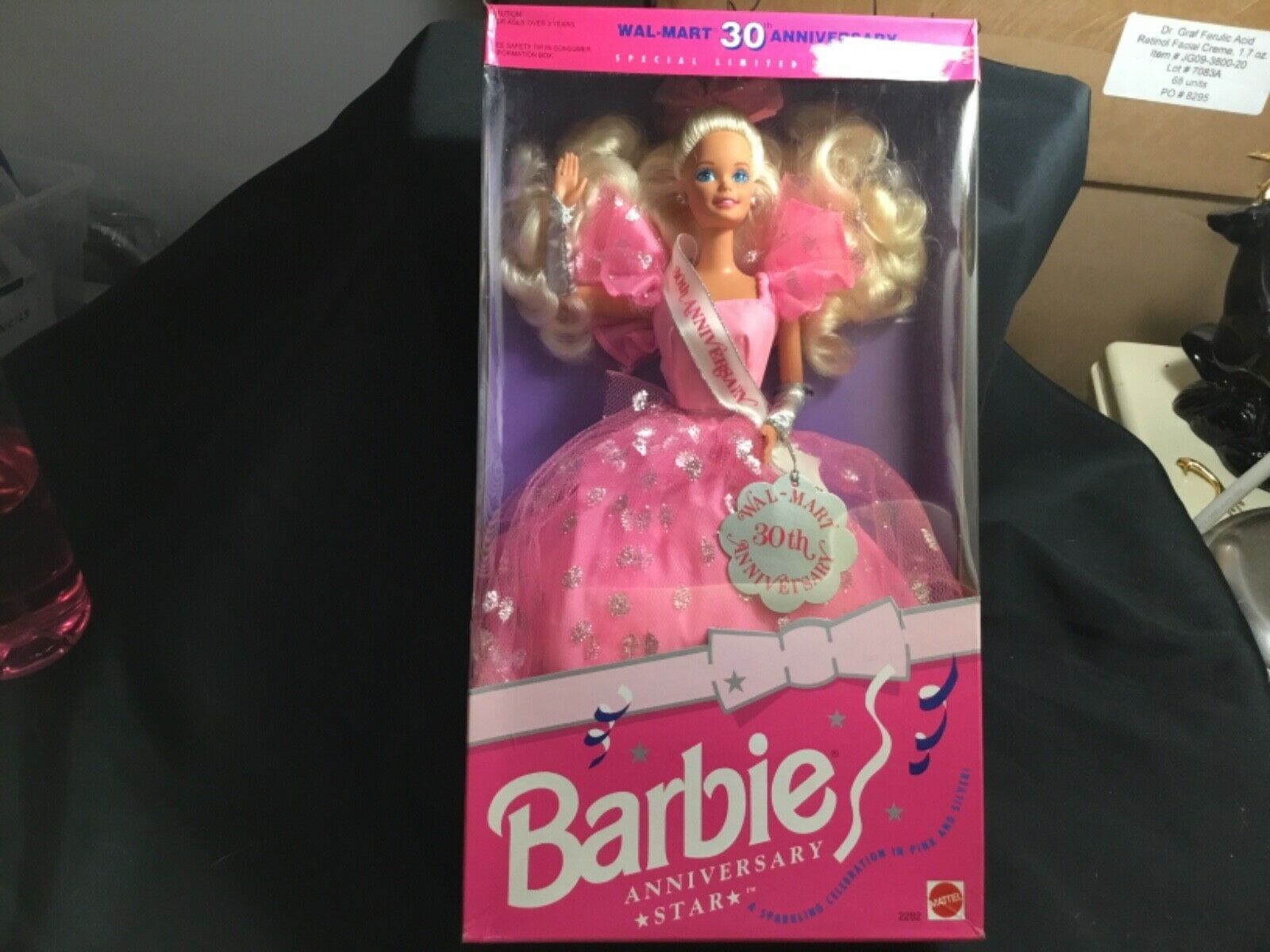 1992 Anniversary Star Barbie Walmart 30th Anniversary Special Edition Nrfb #2282