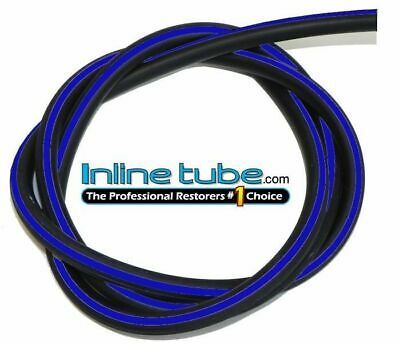 1964-81 Gm Vacuum Engine Hose Ribbed Blue Stripe 5/32 3 Ribs - Sold By The Foot