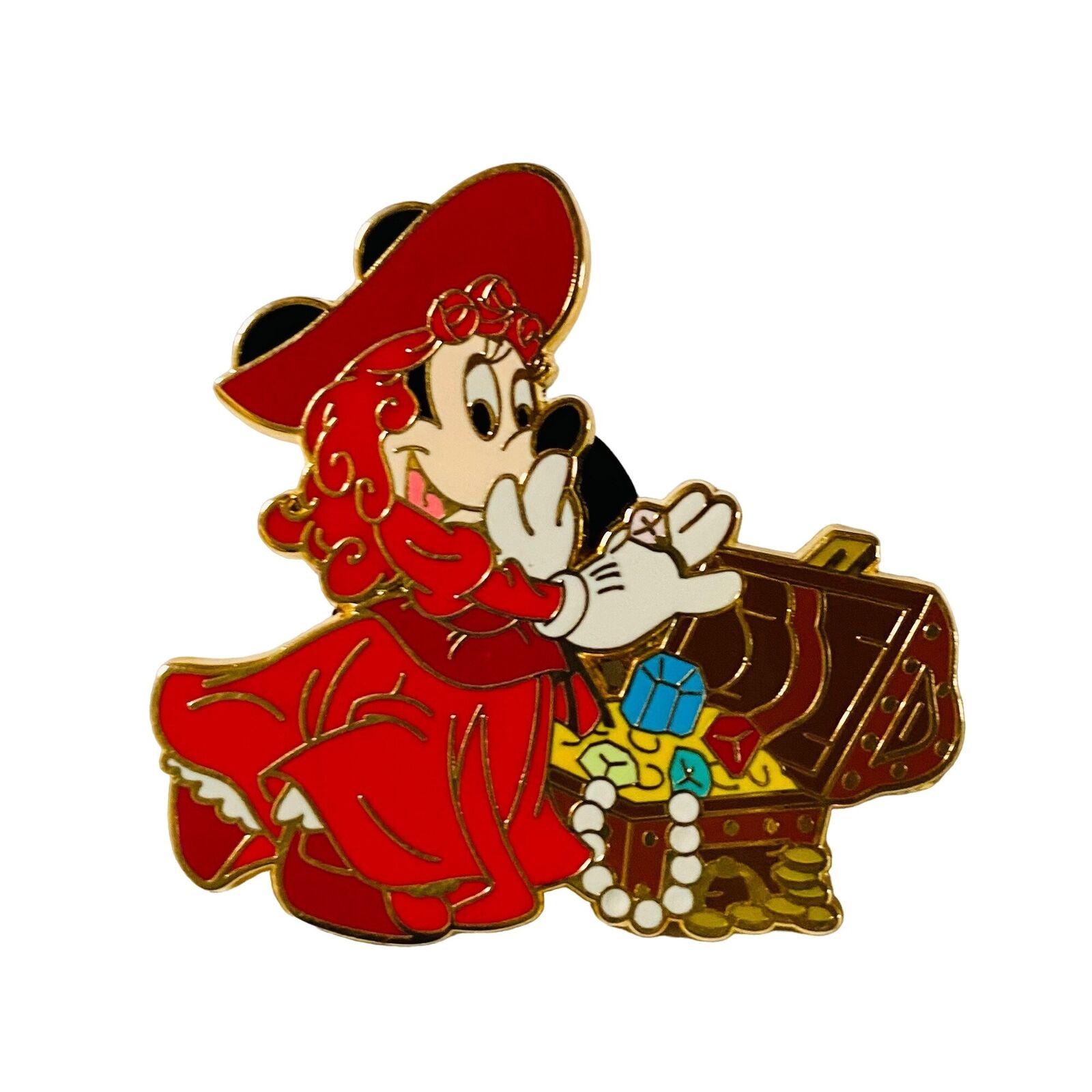 Disney 2007 Pirates Of The Caribbean Minnie Mouse Treasure Chest Pin Le Of 2400