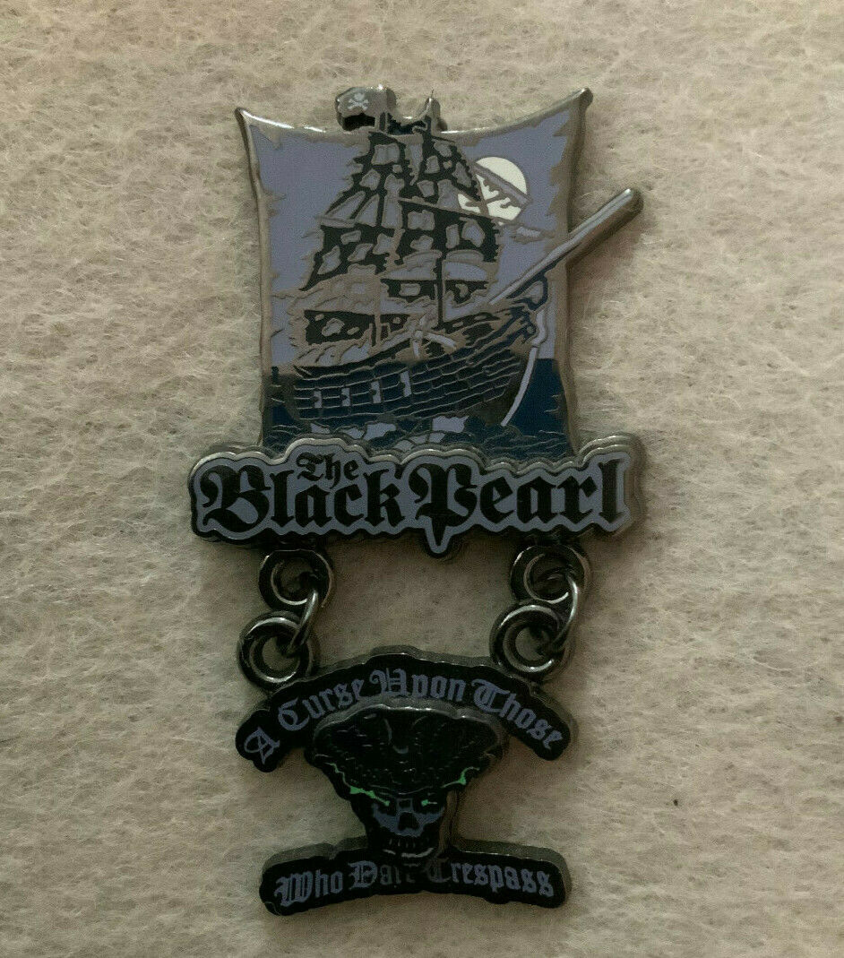 Disney Trading Pin, 47081 Pirates Of The Caribbean - Black Pearl - Dangle