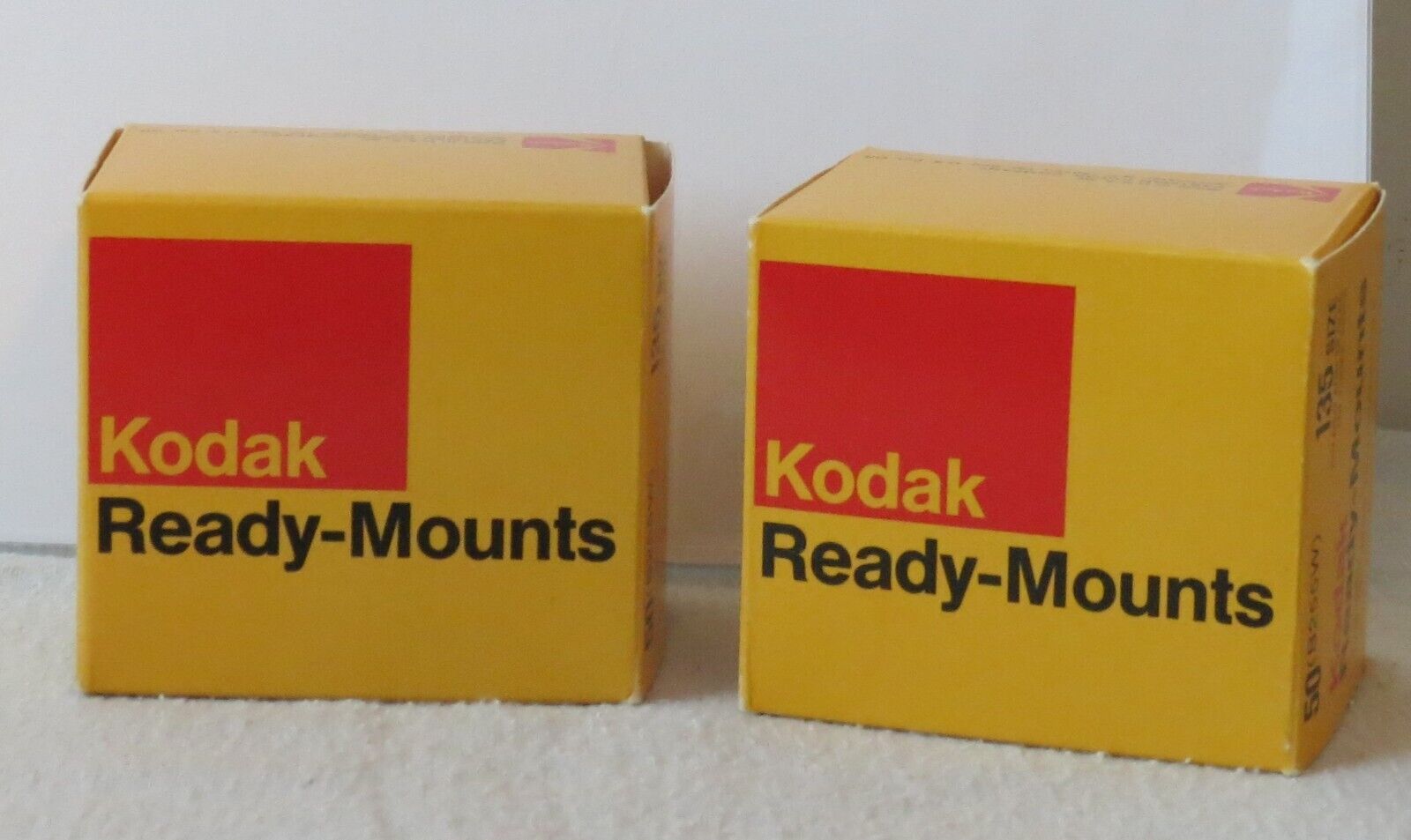 Vintage Kodak Ready Mounts B255w/135 Film Size Transparences 3 Packs Of 50 (150)