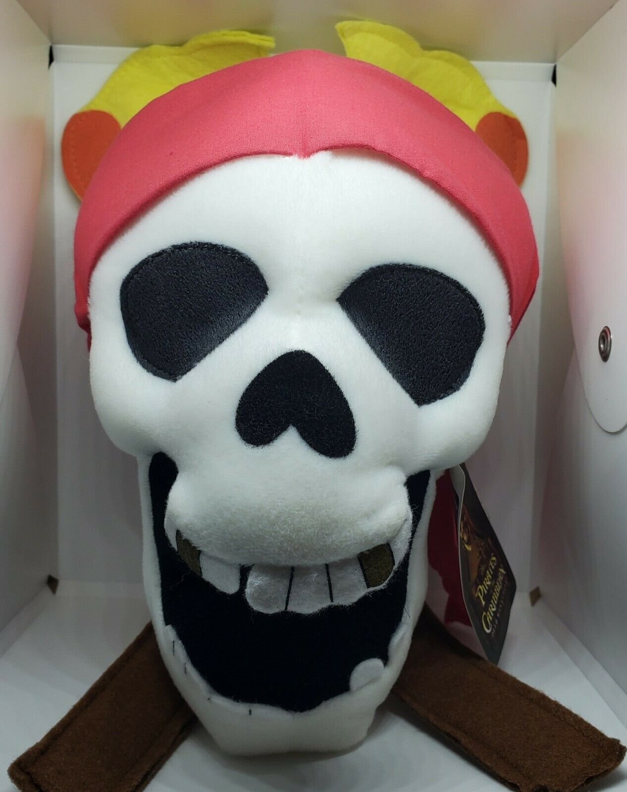 Pirates Of The Caribbean Dead Man's Chest (sega Prize Plush Skull 9" New W/tags)