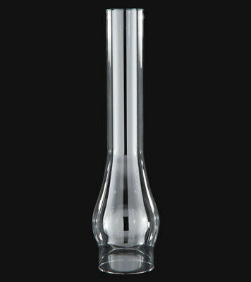 3" X 14" Tall Clear Glass Oil Lamp Chimney Fits #2 Burners 3" Galleries 57972jb