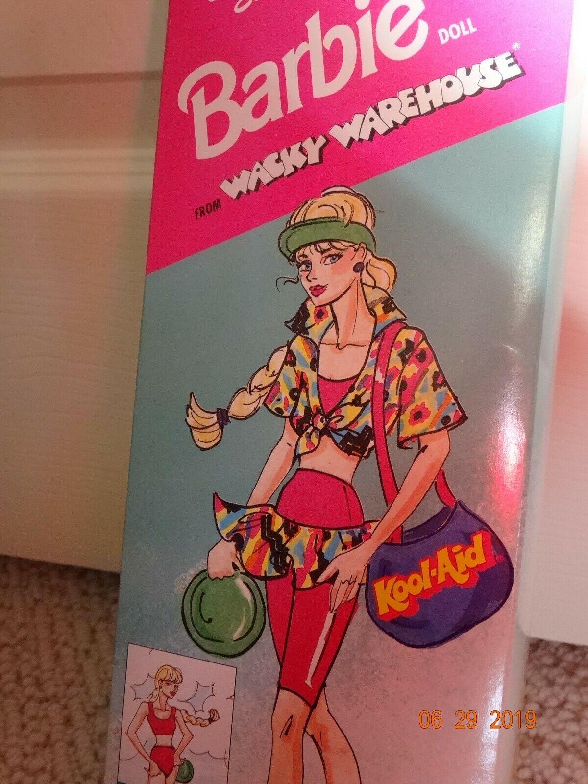 Barbie By Wacky Warehouse  Collectors Edition #1 1992nrfb Kool-aid Bag, Rarer