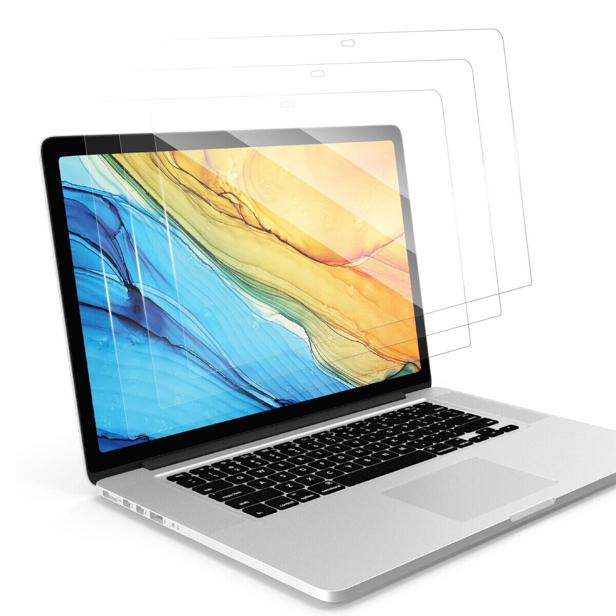 3 Pack Pet Screen Protector Compatible With Macbook Air 13"/ 13" Retina, Clear