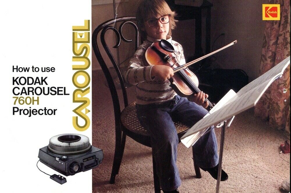 User Manual For 1970s Kodak Carousel 760h Slide Projector