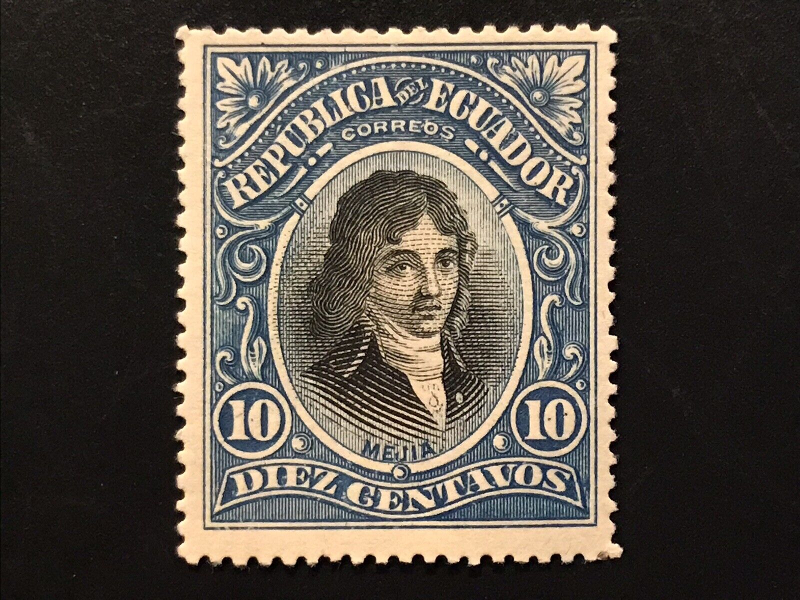Republic Of Ecuador 10 Cent Stamp 1901 Mnh No Gum Jose Mejia 148 A39 10c Ec148