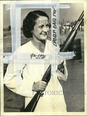 1940 Press Photo Trap Shooter Lela Hall - Pis00120