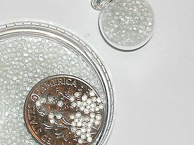 1pc.bag Of  Glow In Dark Glass Balls  Miniature Micro Tiny Bubbles No Holes 1mm