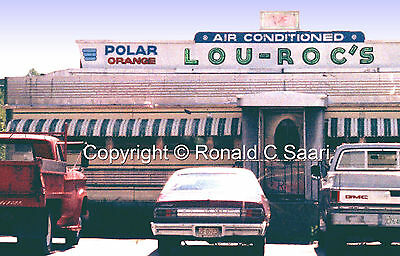 Lou Rocs Diner, Worcester, Ma, 4x6 Photo Print