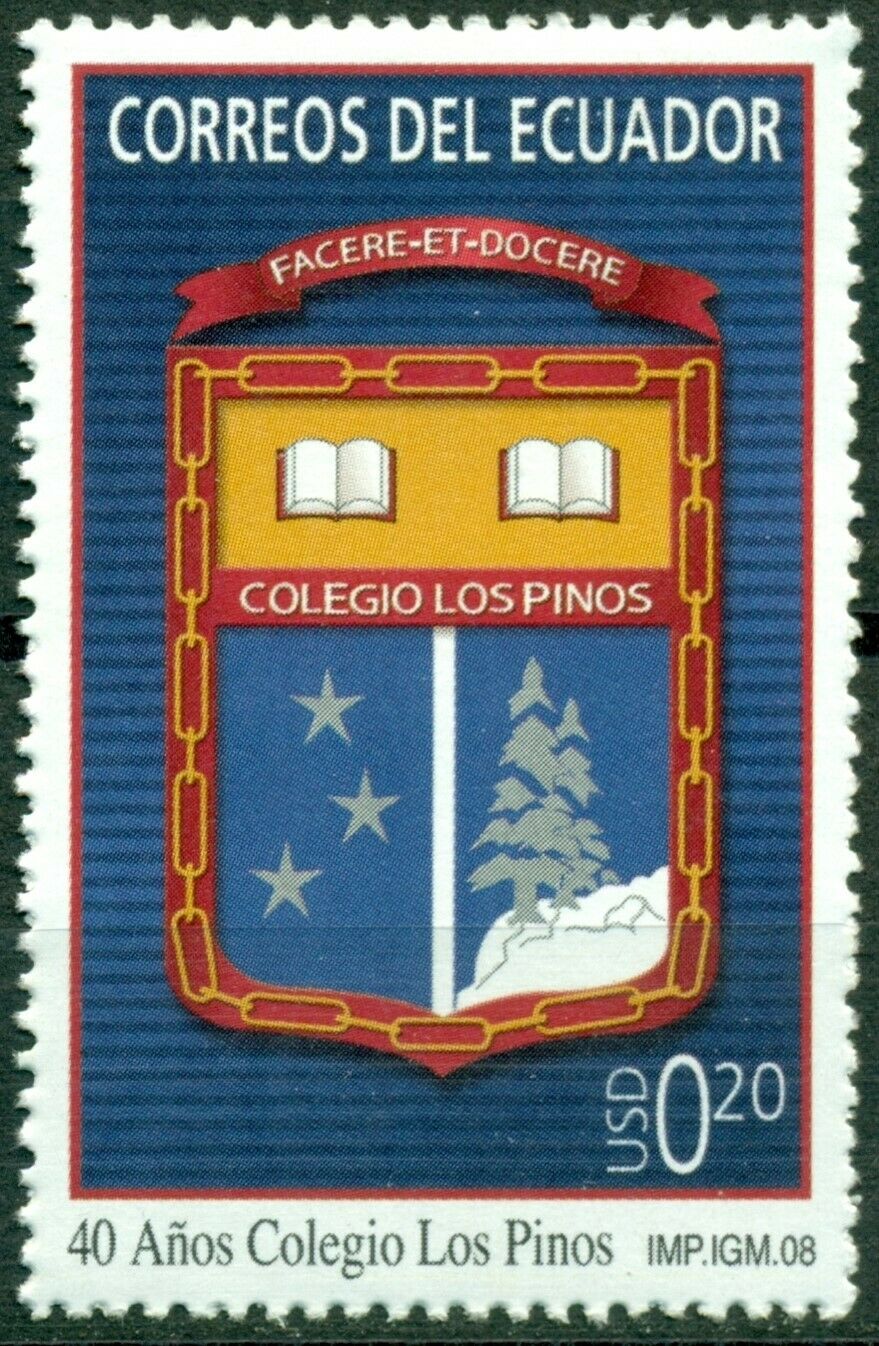 Ecuador Scott #1931 Mnh Los Pinos College Quito 40th Ann $$