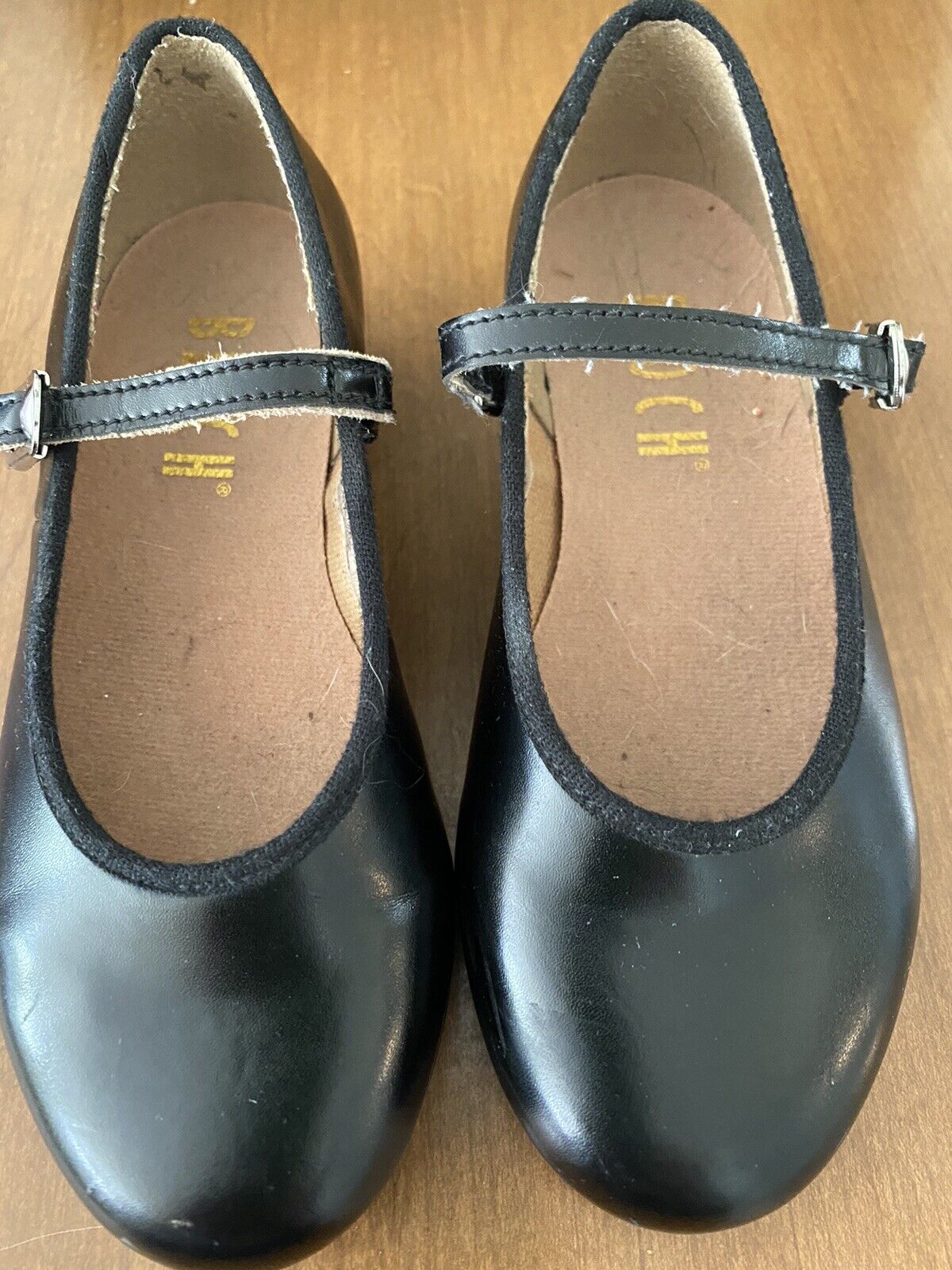 Bloch Tap Shoes Little Girl Size 11m Black Clean/ Good Condition Dance Shoes