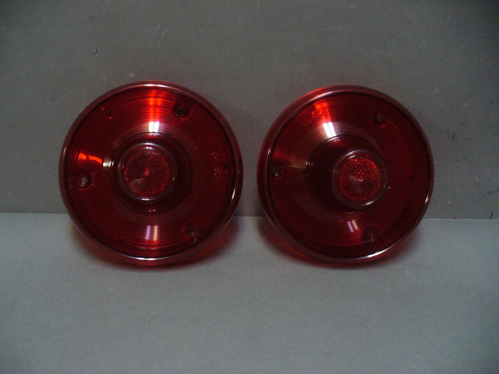 53 54 Ford Taillight Lenses Tail Lamp Pair Ford Licensed