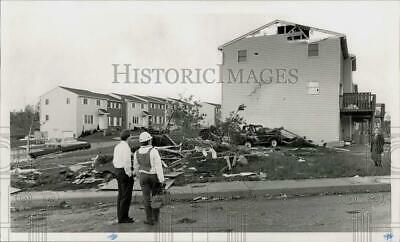 1990 Press Photo Valley Green Village West Tornado Damage - Pna23020