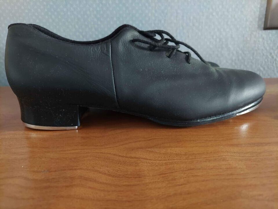 Bloch Leather Tap Shoes, Womens S 12 (11 Street Shoe), Mens S 10-11 Worn Once