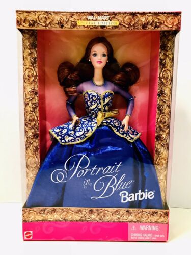 Portrait In Blue Vintage ‘97 Barbie Doll Exclusive Walmart Special Edition 19355