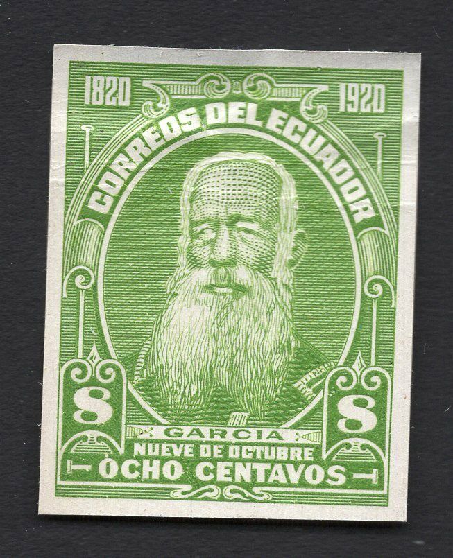 Ecuador 1920 8 Centavos  Stamp Mng Cv=30$ Proof R!r!r!